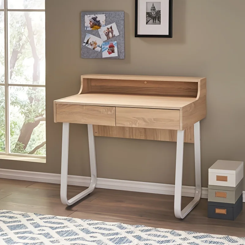 1 Pc Simple Computer Desk-Compact Office Desk for Home, Study, and Workspace with Sturdy Legs and Spacious Surface