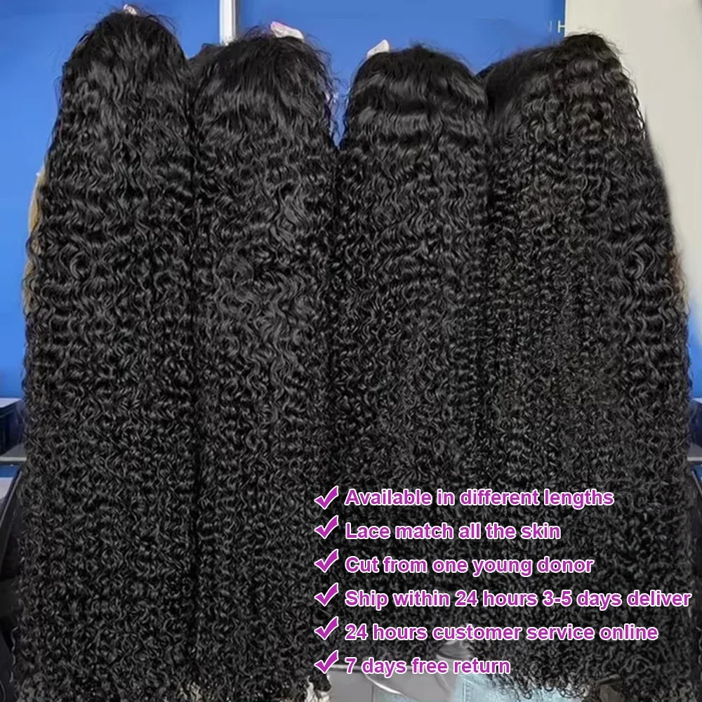 Melodie 28 34 40 Inch 13x6 HD Lace Front Wigs Loose Deep Wave 220 Density 13x4 Water Curly Lace Frontal Human Hair Wig For Women 6