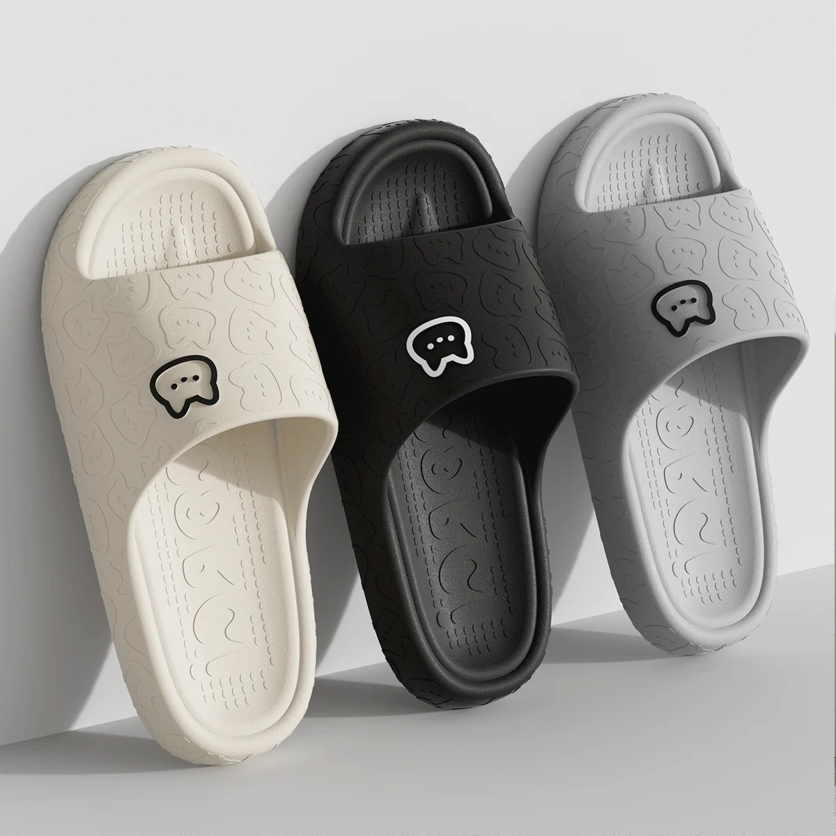 Summer Slippers Bathroom Platform Non-Slip Home Cat Cartoon Flip Flops Beach Women Slipper Sandals Slides Indoor Outdoor 2024