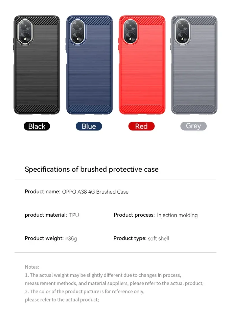 Sleek Carbon Fiber Texture Shockproof TPU Phone Case