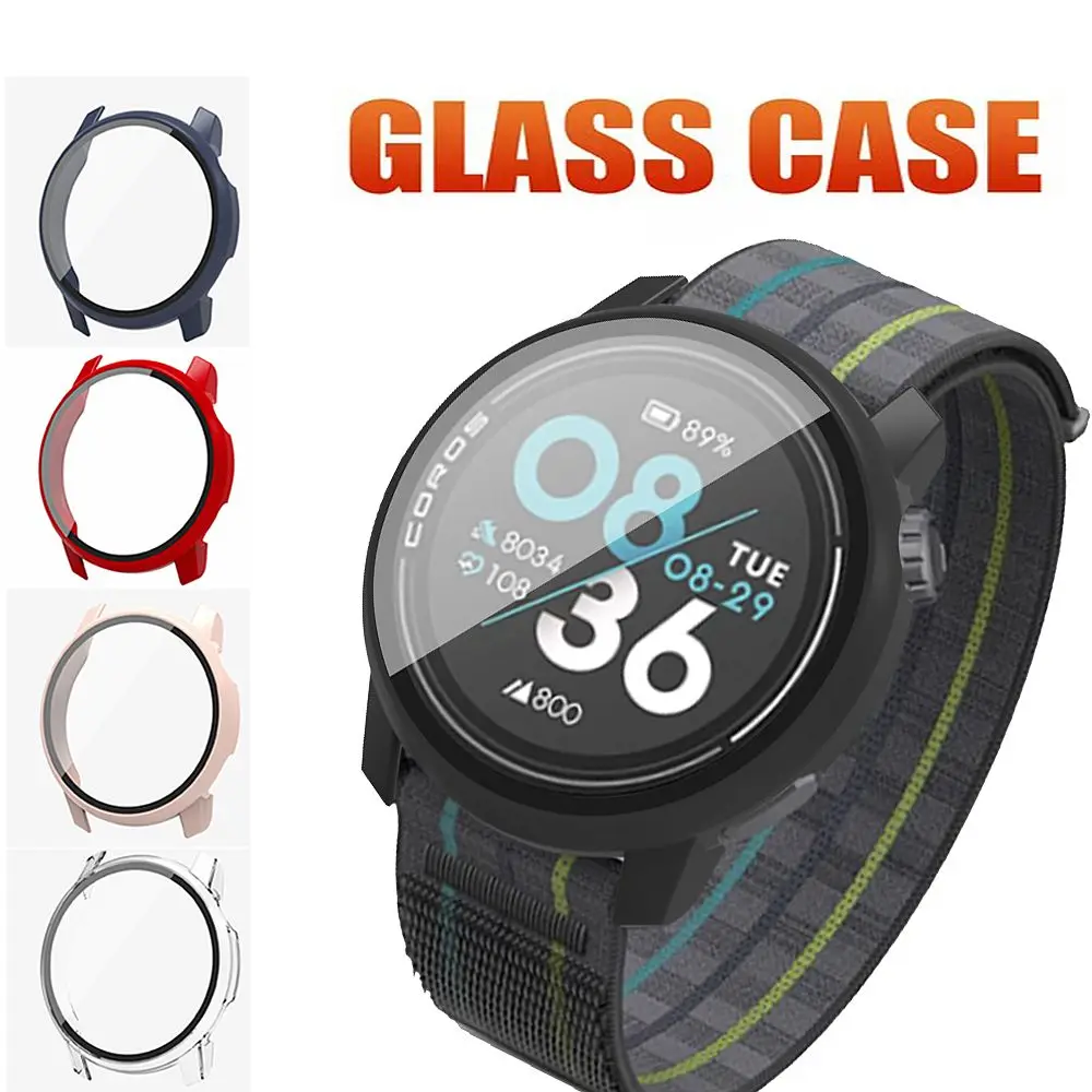 Durable Hard PC Frame Protective Watch Cover with Full Glass Coverage