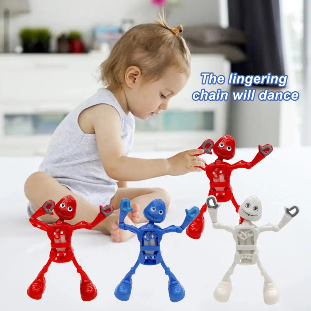 Dancing Robot Adorable Wind-Up Dancing Toy Joyful Educational Entertaining Clockwork Toy Gift for Kids