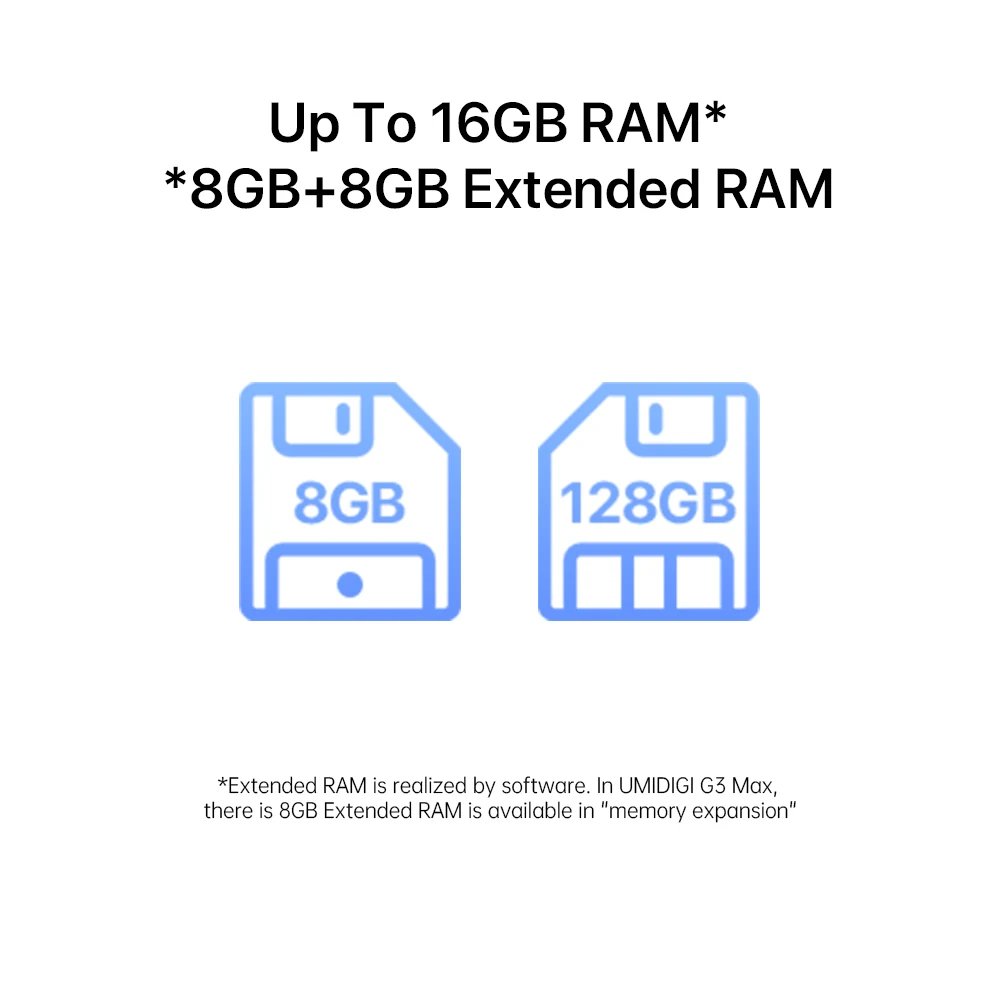 Global UMIDIGI G3 MAX Ultra-thin 4G Smartphone 6.6Inch  8GB+128GB Android 13 Cell Phone Android 13 50MP 5150mAh 10W Quick Charge