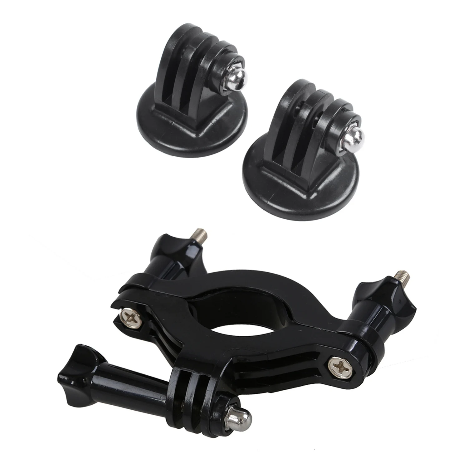 1X Roll Bar Mount Per Gopro Hd Hero Hero 2 Hero 3 3 + Adattatore Per Treppiede Nero E 2X Nero Per Gopro Hero 4 3 + 3 2 1