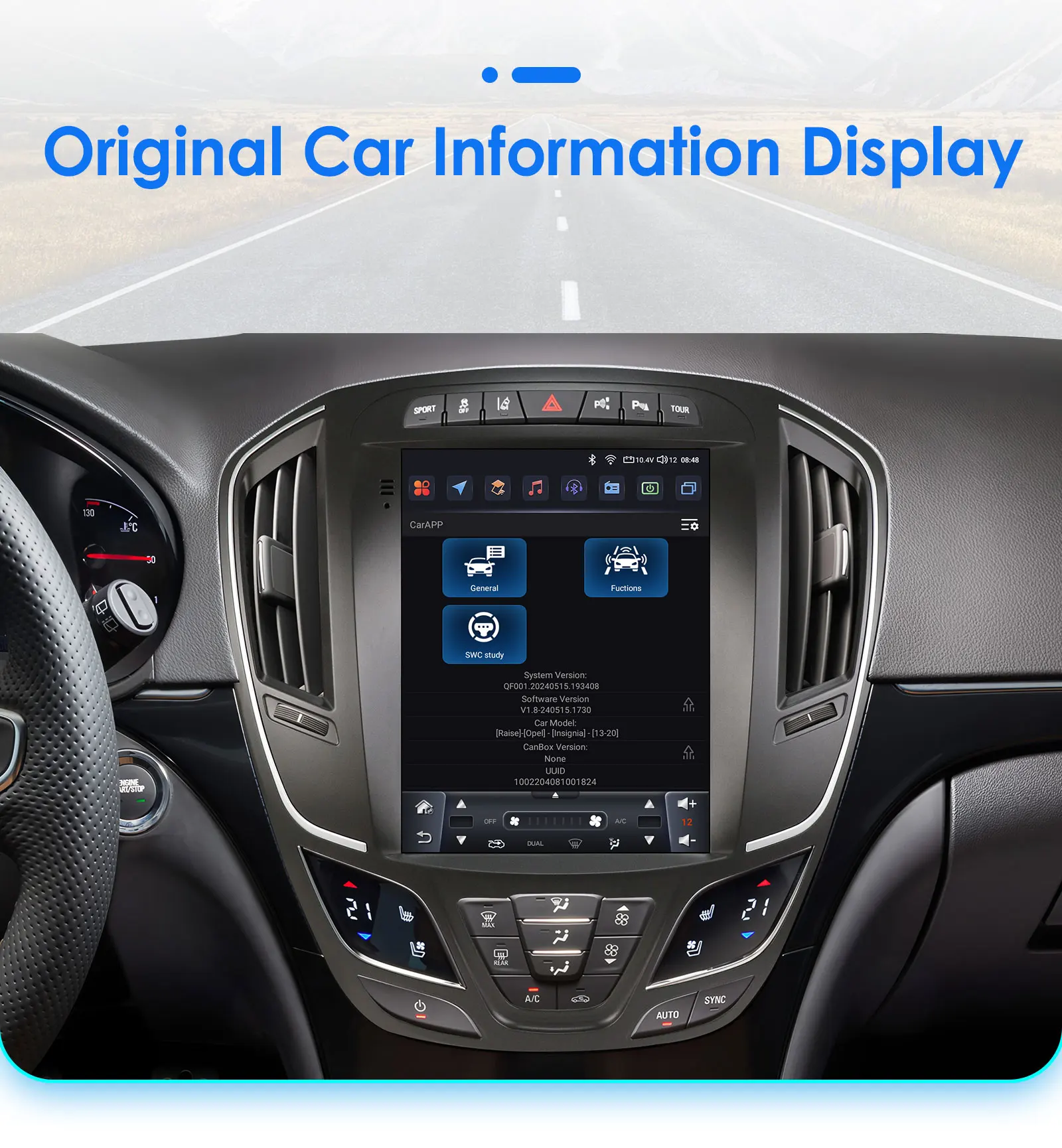 Hizpo 8Core 9,7 "Autoradio Für Buick Regal Opel Insignia 2014 - 2018 Navigation GPS Carplay Android Auto radio 4G WIFI DSP RDS – Detail 39