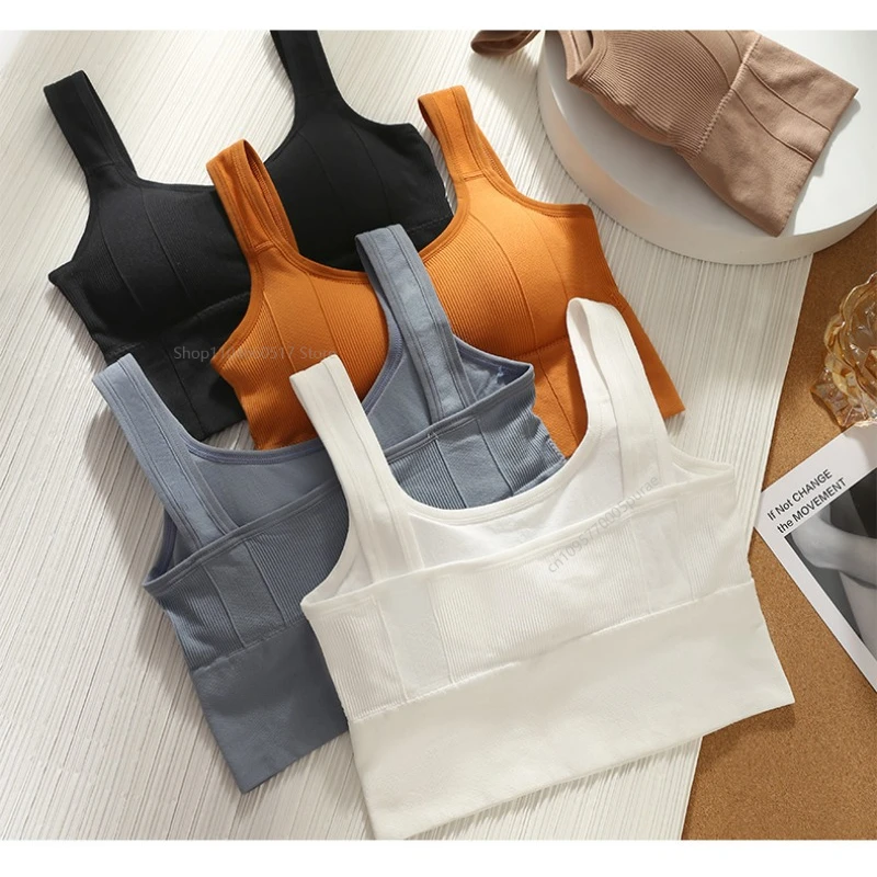 Breathable Sports Bra Anti-Sweat Fitness Top Women Seamless Yoga Bra Shockproof Crop Top Push Up Sport Bra Gym Workout Top 6
