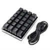Mini USB Custom Mechanical Keyboard 24 Keys Black/White Gaming Keyboard Sayo Device Shortcut Programmable Keypad Keys Macro Mini USB Custom Mechanical Keyboard 24 Keys Black/White Gaming Keyboard Sayo Device Shortcut Programmable Keypad Keys Macro