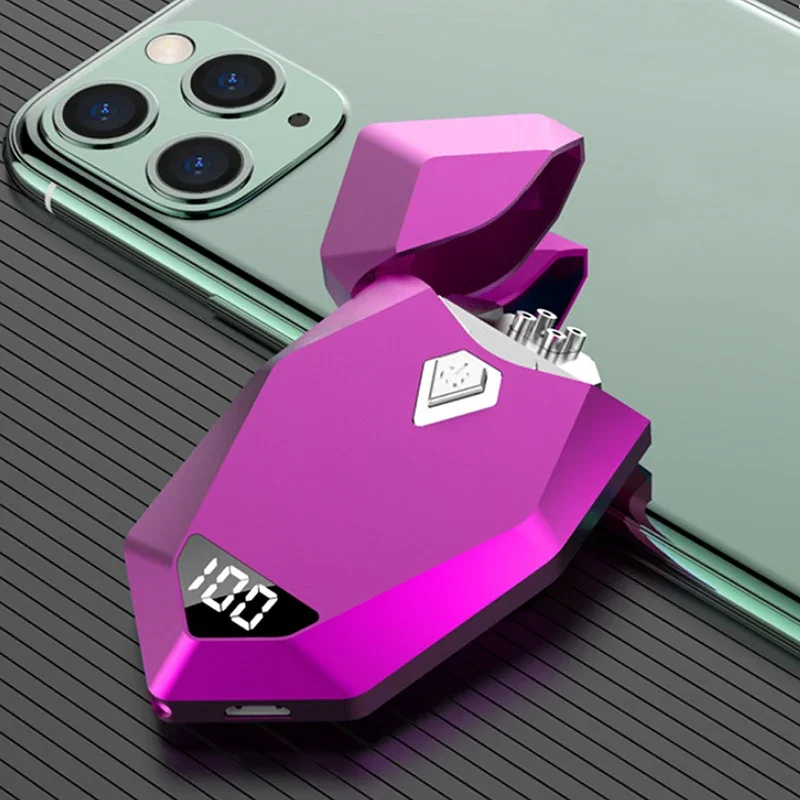 2025 New Laser Electric Lighter Rechargeable Pocket Plasma Lighter Windproof Type-C Portable Electronic