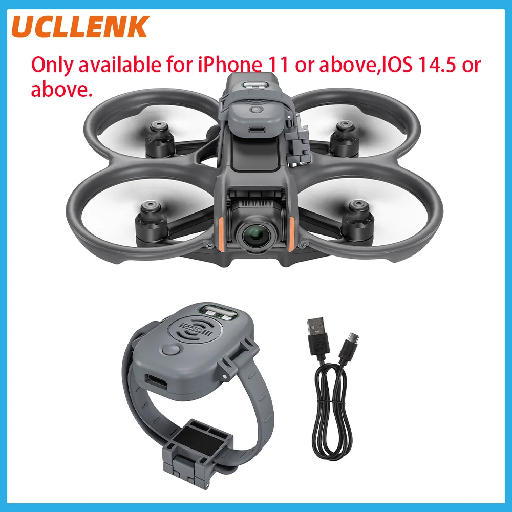 Sirène lumineuse pour drone 120dB, traqueur Bluetooth rechargeable USB-C