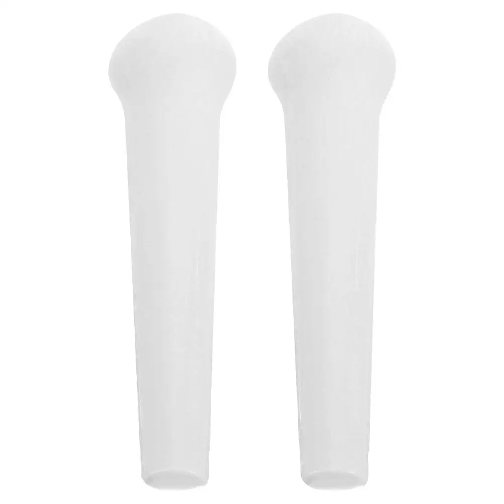 2 Pcs Ceramic Garlic Masher Manual Food Mill Porcelain Pestle For Grinding Vegetable Crusher Medicine Bowl Stick Mills