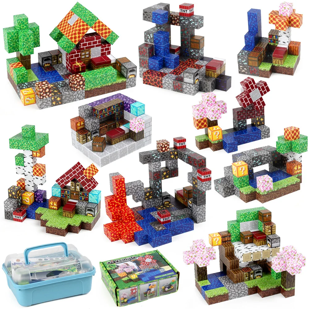 Enrich Your Child's Mind with this My World Magnetic Blocks Set Toy Gift for Christmas 5