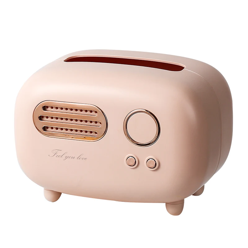 

Tissue Box Paper Extraction Box Home Living Room Restaurant and Tea Table Nordic Retro Storage Remote Control Storage