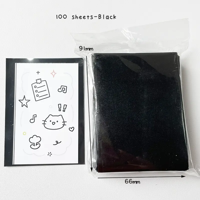 Sharkbang 50pcs/Lot Holo Card Sleeves 61x91mm 20C Macaron Color Kpop Holder For Postcards Films Game Cards Photocard Protector - Image 7