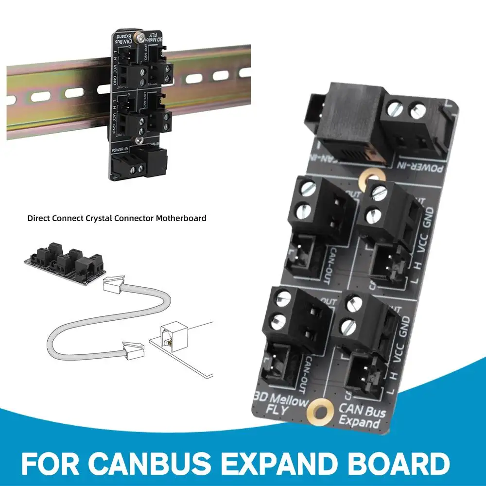 

Плата расширения CanBus 1 шт. для 3D принтера, плата расширения для 3D принтера Kliippr RRF, Canbus связи, создание строки, печать P Y2Y0