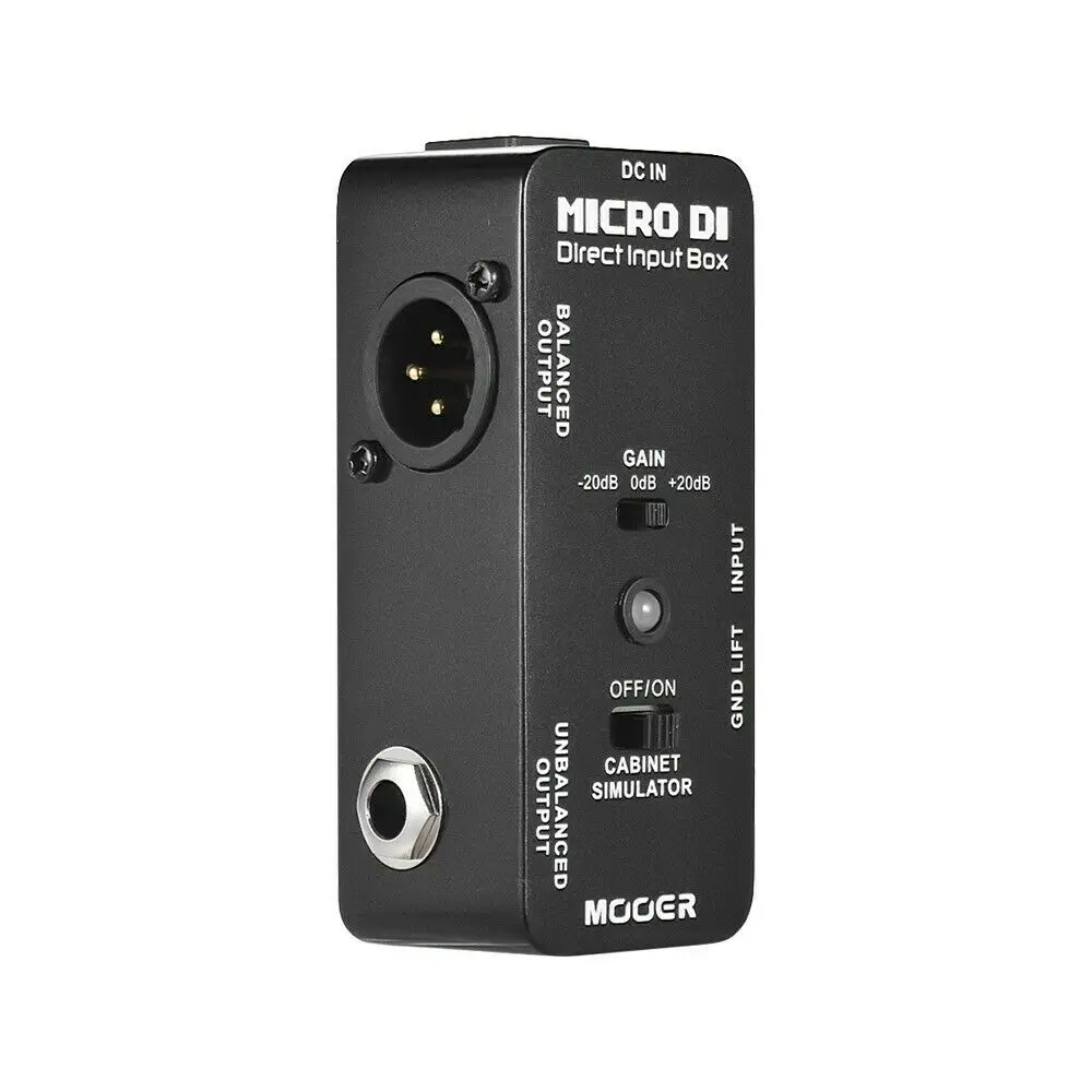 

Mooer MDI1 электрические гитары, педаль для создания эффектов, микро ди-кабинет, симулятор, коробка, гитарная педаль для эффектов, аналоговые аксессуары для педалей