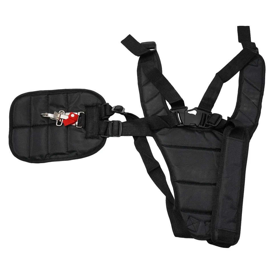 Tracolla Per Decespugliatore Universale - Doppia Spalla, Regolabile, Arancione, Per Giardinaggio