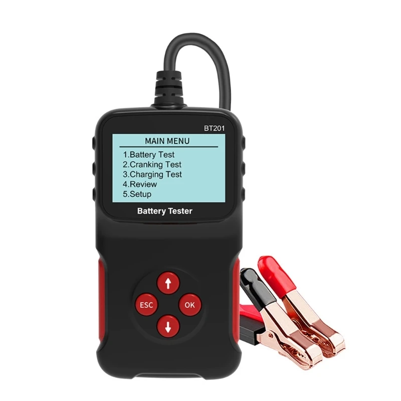 

BT201 Universal Motorbike Battery Tester 12V Battery System Detect Analyzer Tool