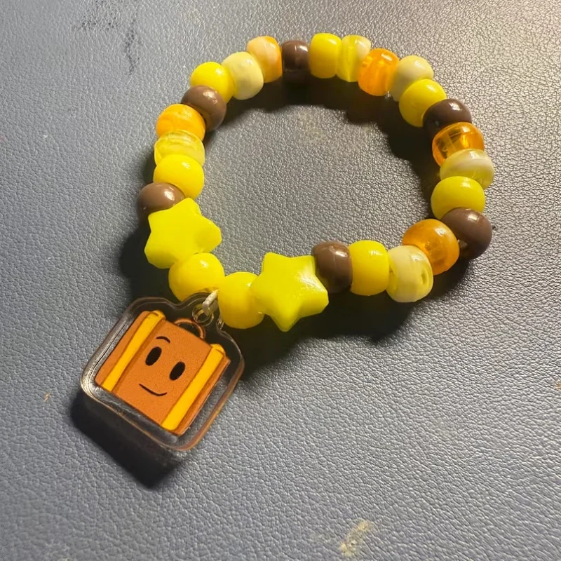 Cute Object-Themed Kandi Charm Bracelets with Phone, Light, Fan, Luggage, and Knife Designs | Trendy Collectibles