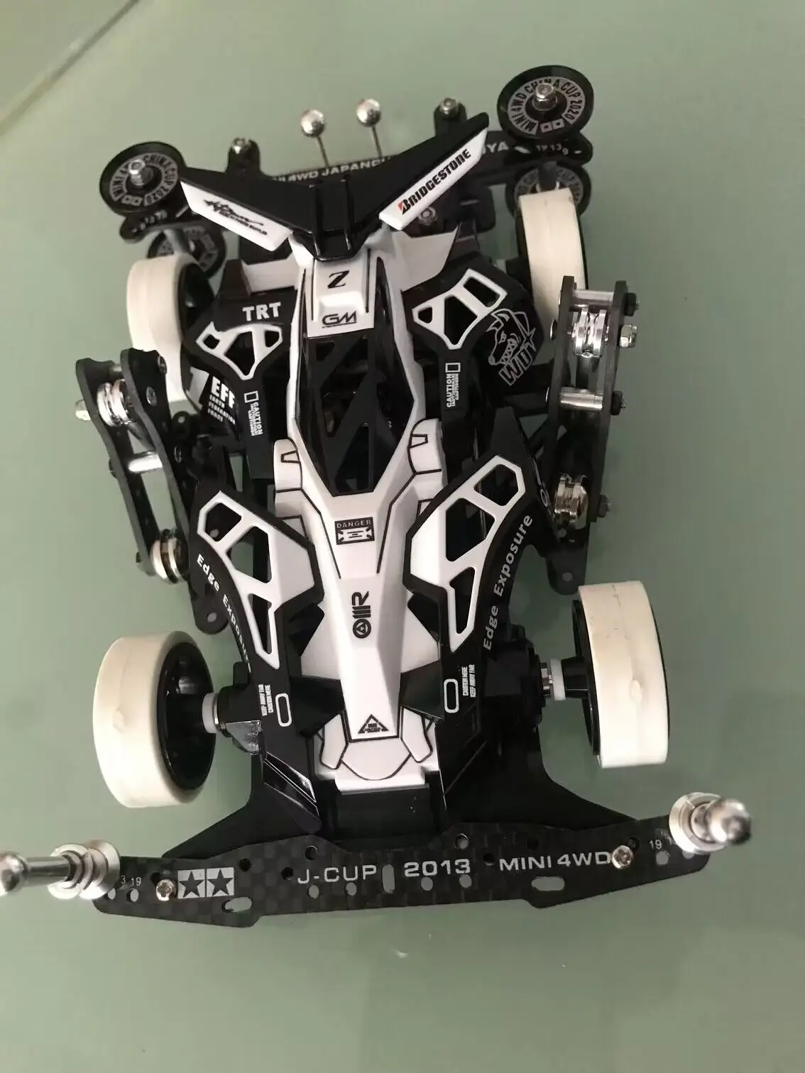 R/C Model Car Tamiya Mini 4WD 95294 & 19611 Max Breaker CX09 Black