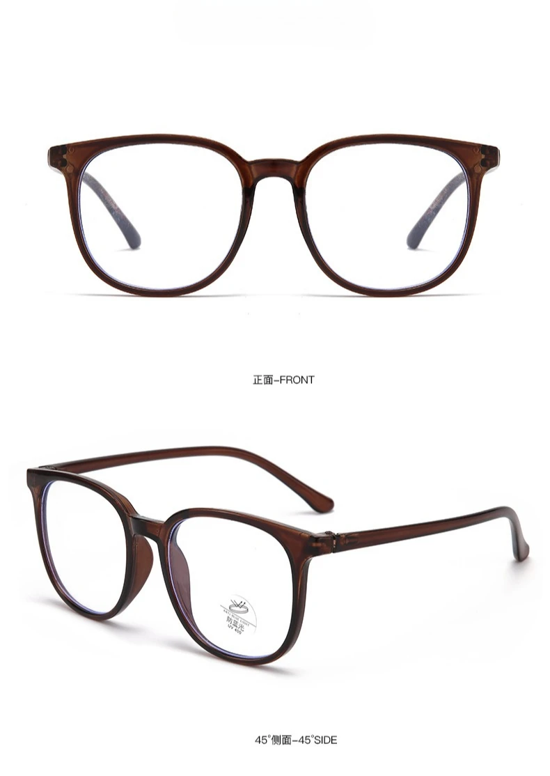 Modische hochauflösende Anti-Blaulicht-Myopie-Brille für Männer und Frauen, ultraleichte Anti-Ultraviolett-Brille 0 bis 600 – Detail 8