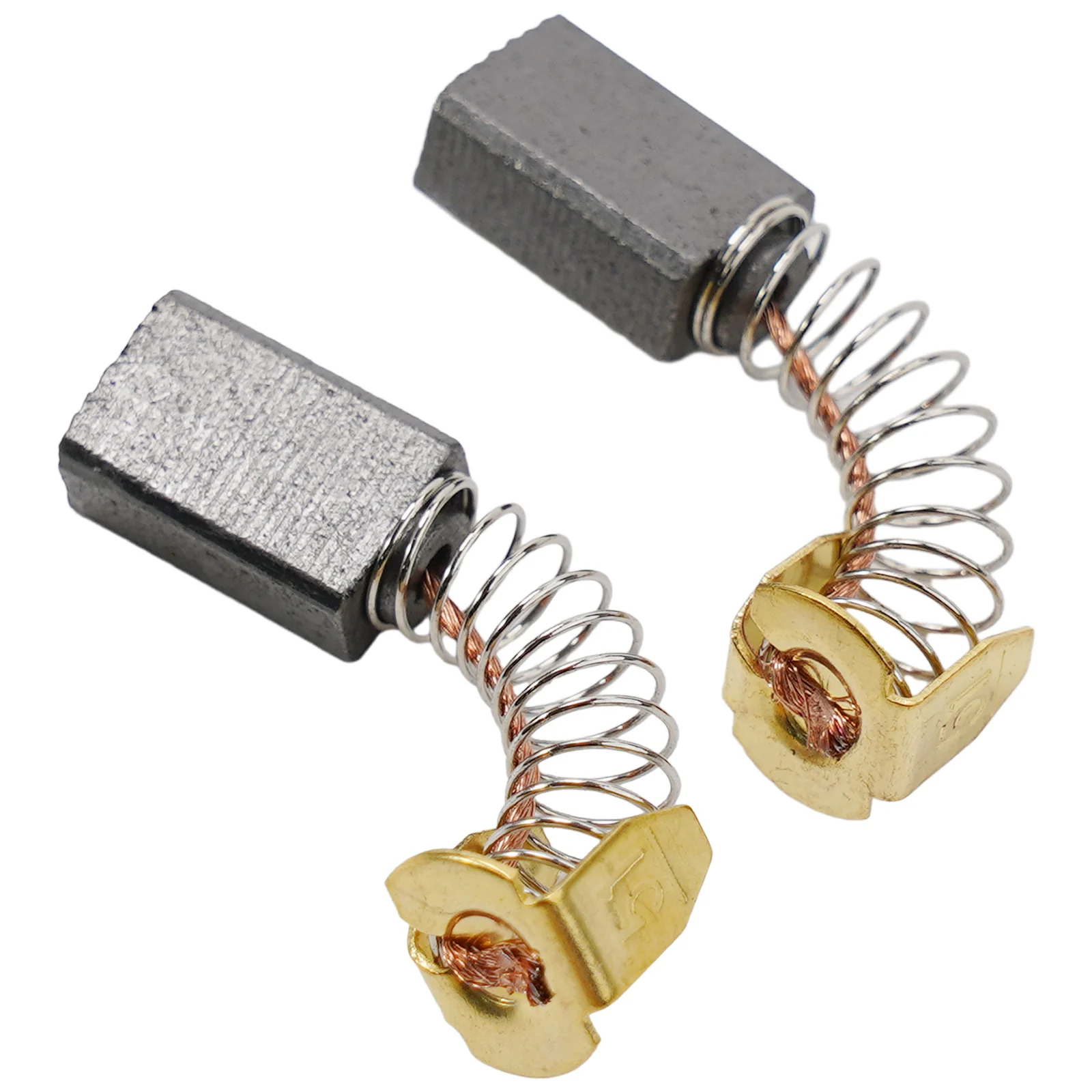 Brushes Motor Carbon Brushes With Wire Carbon For General For Motor Grinder Metal Motors Springs Tool 2PCS/Set