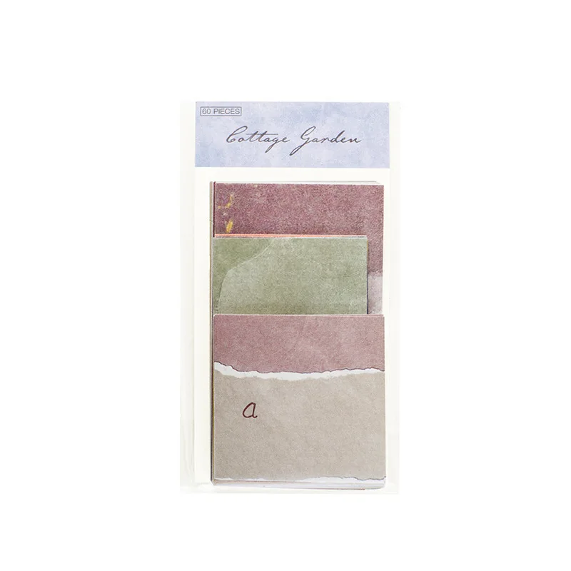 60 Pcs Ins Style Creative Small Fresh Collage Retro Memo Basic Diary Material Paper Scrapbook diy scrapbooking accessories
