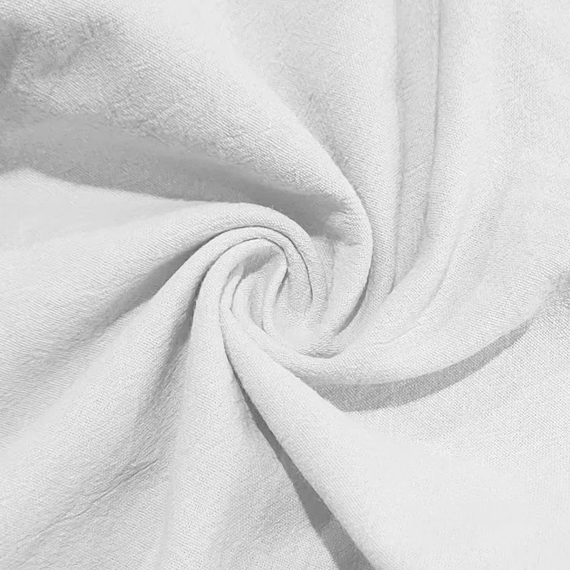 Neue Sommer-Herrenhose aus atmungsaktiver reiner Baumwolle und Leinen, locker sitzend, lässig, bequem, sportlich, lange, gerade Leinenhose. – Detail 5