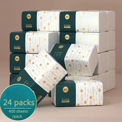 Economical 30 - Pack Household Paper Towels and Napkins Set (24 Packs - 300sheets)