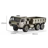 FY FY004A 1:12 six wheel drive military card with differential simulation RC off-road vehicle full scale remote control model ca 5