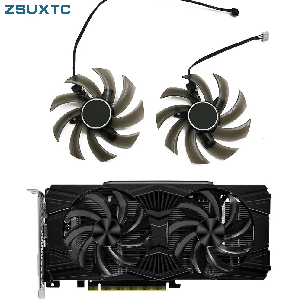 Ventilador de Refrigeração Gpu para Geforce Super Ghost Placa Gráfica Cooler 85 mm Ga91s2u Fdc10h12s9-c Rtx2070 Rtx 2060 2060s 2070
