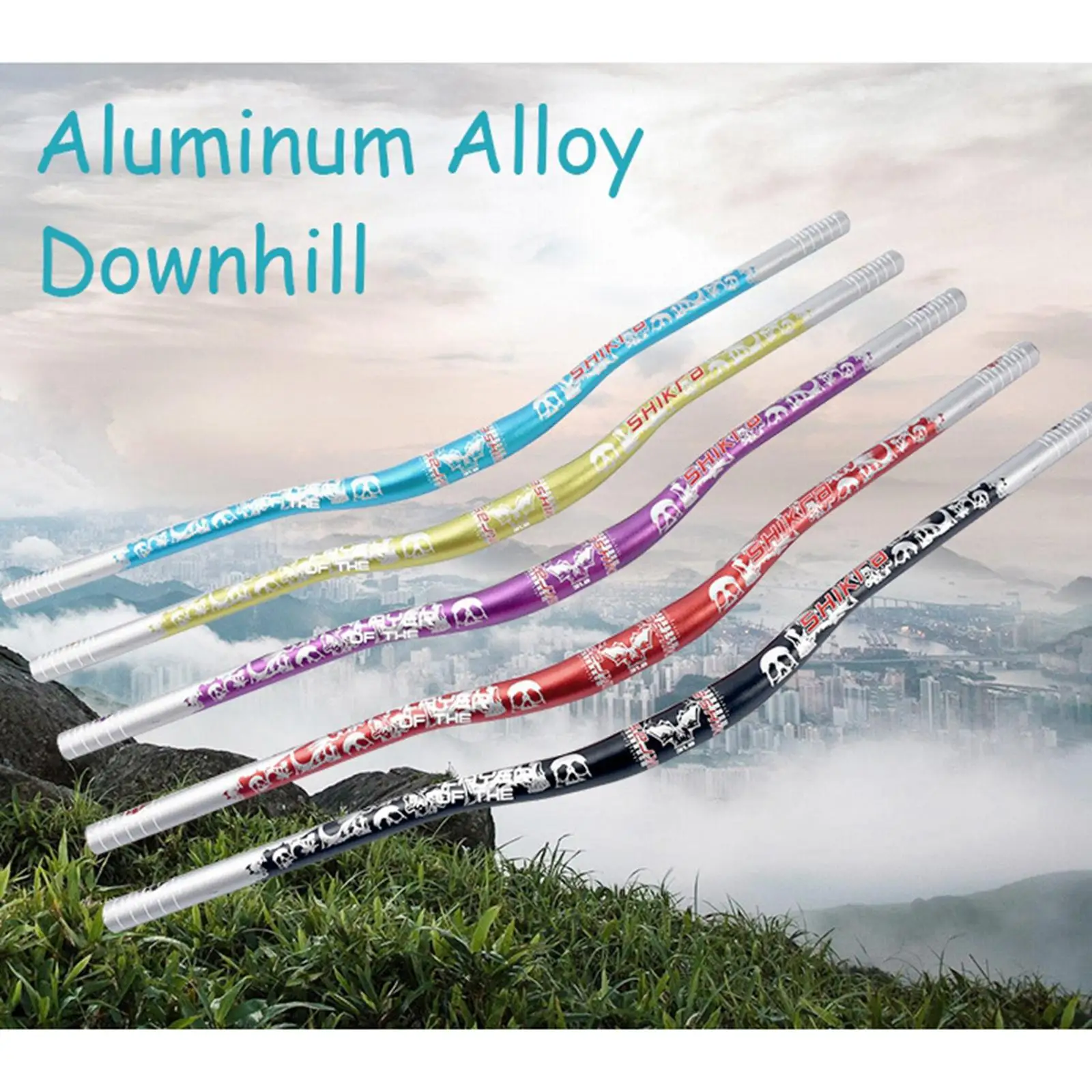 Bicycle Handlebar Mountain Bike Handlebar Downhill Riser Bar 31.8mm 720mm/780mm