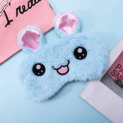 Plush Cartoon Unicorn Sleep Mask - Soft and Fun Animal Eyeshade for Travel and Relaxation (12)