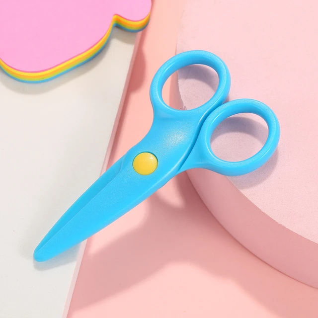 Child Scissors For Toddlers Safety Scissors DIY Photo Plastic Student  Scissor Papercutting For Kids Children DIY Art Positive - AliExpress