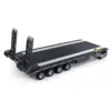 Spare Parts Metal 6 Axles Full Trailer for Toys 1/10 1/8 1/7 RC Car 1/14 1/12 Hydraulic Tractor Trucks Vehicle TH24277 4