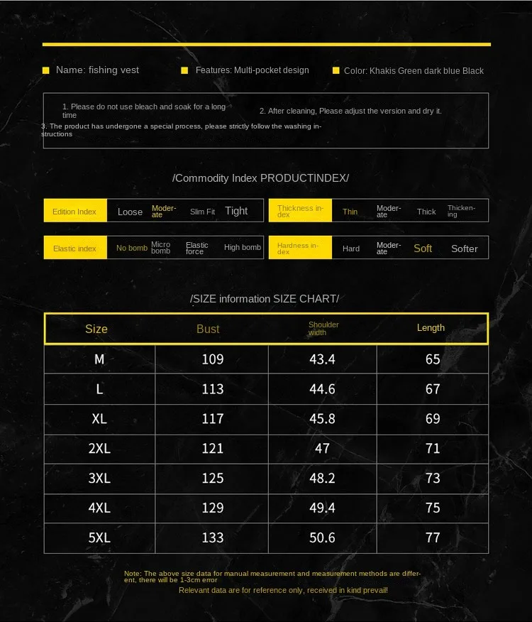 Male middle-aged casual multifunctional vest waterproof quick drying outdoor sports photography casual vest large size vest cros