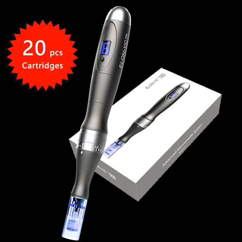 Dermapen Professionale Wireless Dr Microneedle Derma Pen Microneedling Con 20 Aghi Per La Cura Della Pelle Anti Riflusso Dermapen Machine