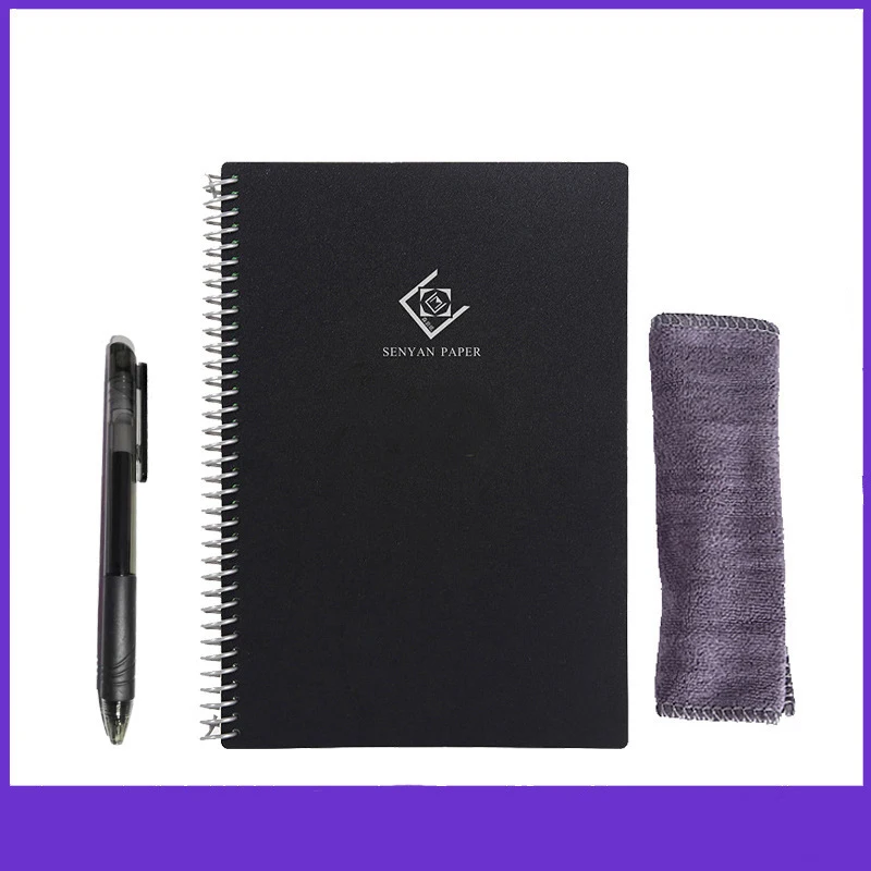 Erasable Notebook Smart Reusable Notebook Microwave Wave Cloud Erase