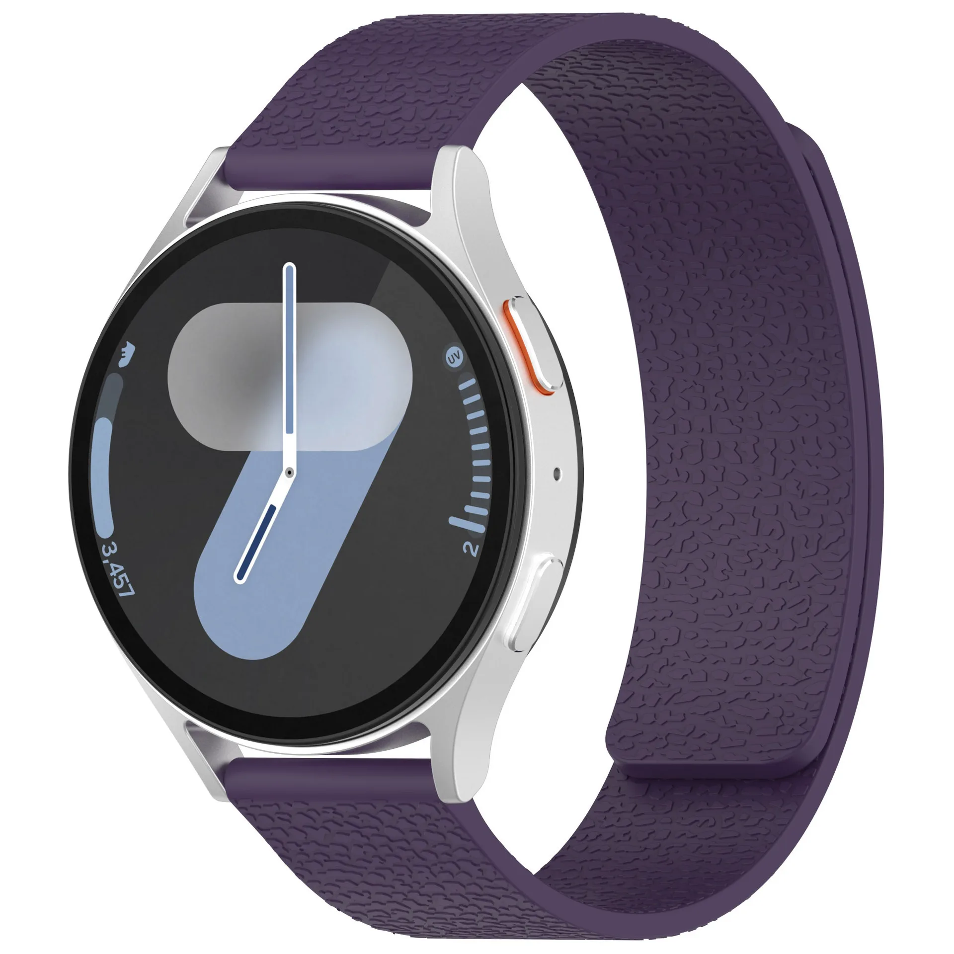 Silicone Magnetic Loop Strap - Versatile Sizes 18mm/20mm/22mm