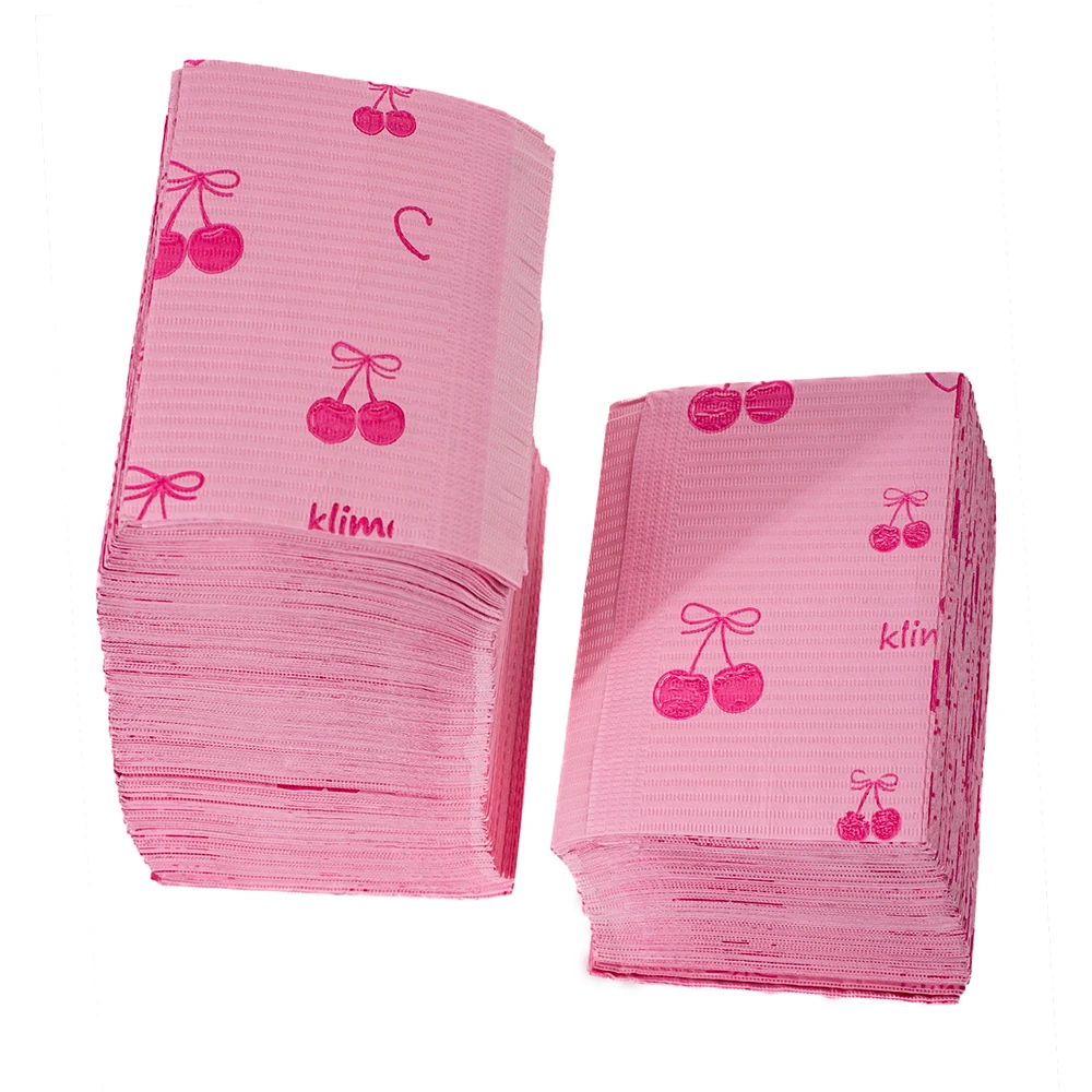 20/50/125 Stück Klimonla Rosa Einweg-Nageltischmatten mit zufälligem Muster, ideal für Maniküre und Nagelkunstschutz – Detail 23