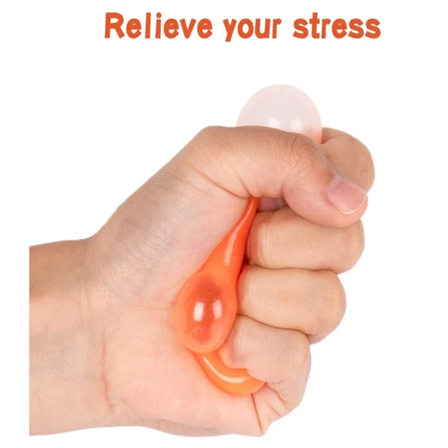 5 Pcs Glow Balls Sticky Wall Balls Stress Relief Balls Fidget Toy Ceiling Balls Glow in the Dark Decompression Squishy Dadgets 5