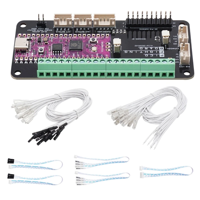 

For Raspberry v1.1A Fighting Board GP2040 Picoboot Keyboard Converter Dropship