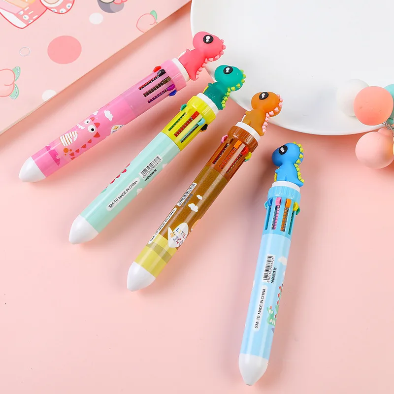4/12PCS Cartoon Ballpoint Pen Gift Kids Favor AnimalBirthday Party Favors Children Prize Gift Christmas Wedding Guest Giveaways