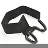 1PC Adjustable Strong Steel Hook Grips Straps Weight Lifting Strength Training Gym Fitness Black Wrist Support Lift Straps 5