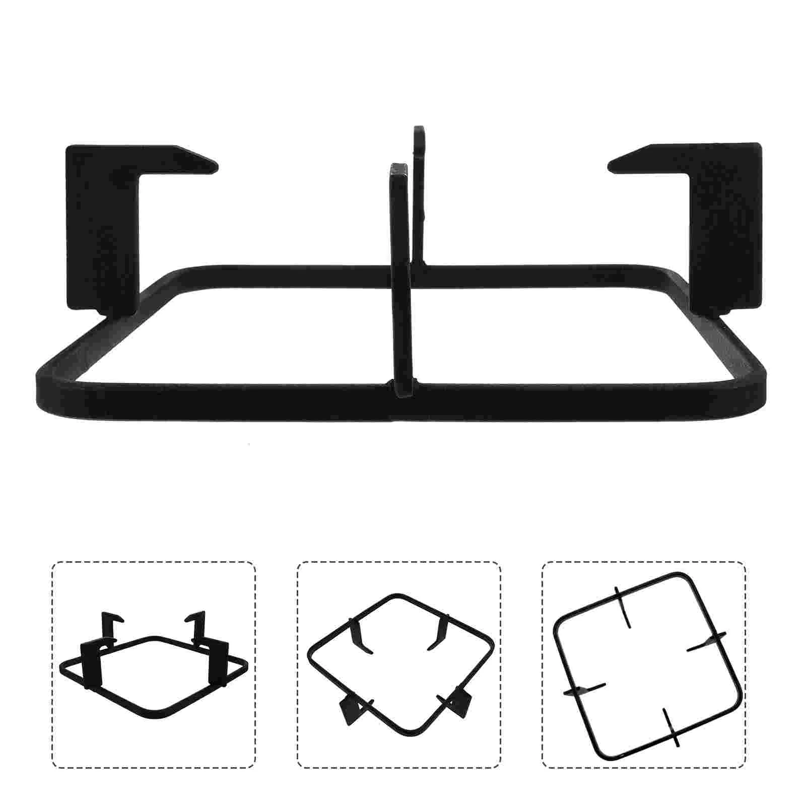 

Gas Stove Wok Holder Rack Square Cast Wok Ring Non- Pan Wok Support for Home Kitchen Cookware Stove （ 20 7cm ）