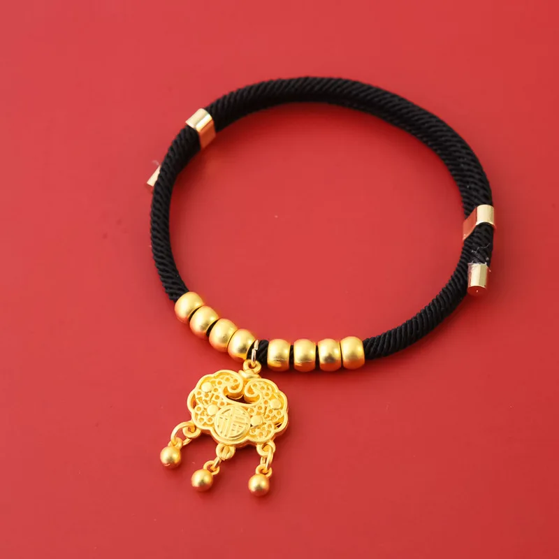 Title 10, Cat Pet Weave Longevity Golden Lock Necklace Do...