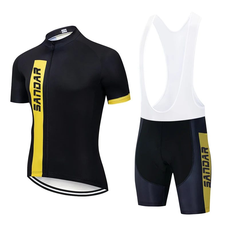 SANDAR Cycling Clothes for Men Mtb Shirt Men's Cycling T-shirt Mountain Bikes Kit Bike Jersey Shorts cycling clothing men