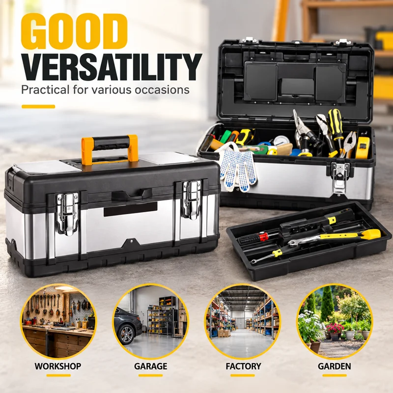 Stainless Steel Portable Tool Storage Organizer