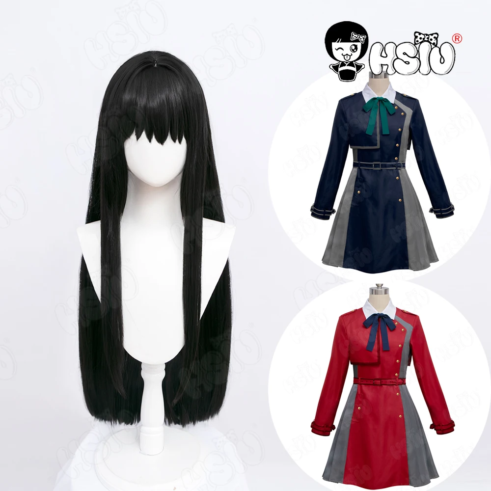 

Inoue Takina Cosplay Wig Costume Fiber synthetic wig Inoue Takina cosplay Anime Lycoris Recoil Cosplay「HSIU 」black long hair
