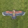 1.1m Flat Eagle Kite With 30 Meter Kite Line Children Flying Bird Kites Windsock Outdoor Toys For Kids Gift 2