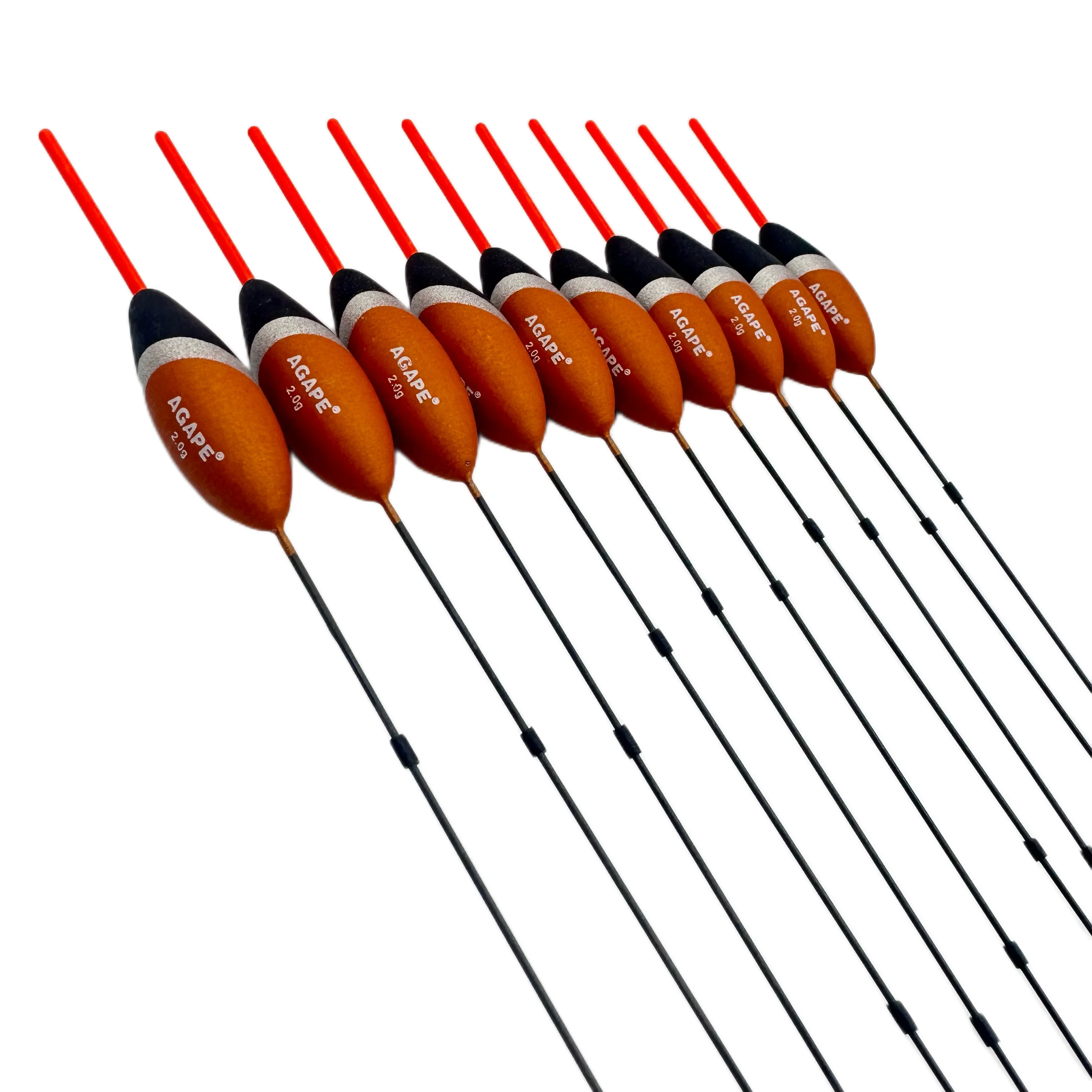 Agape 10pcs/Lot Fishing Pole Floats Bobbers 1.0g/1.5g/2.0g Stick Bouys  Accesories Balsa Wood Oem Factory Store 210064 - AliExpress